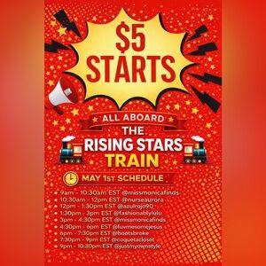 THE RISING STARS TRAIN 🚂🚂🚂💓 DATE: MAY 1